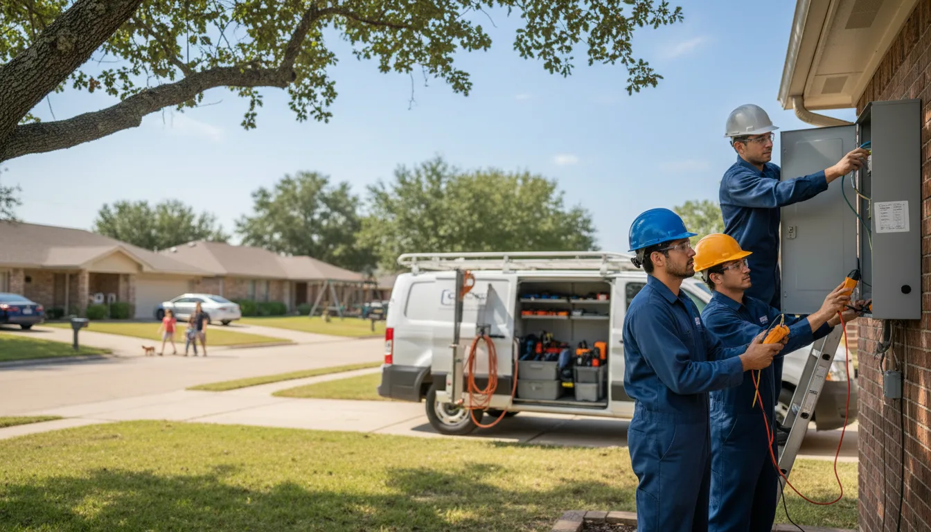Certified electrician providing emergency electrical services in Vadito, NM